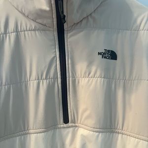 North Face 1/4 zip two tone pull over